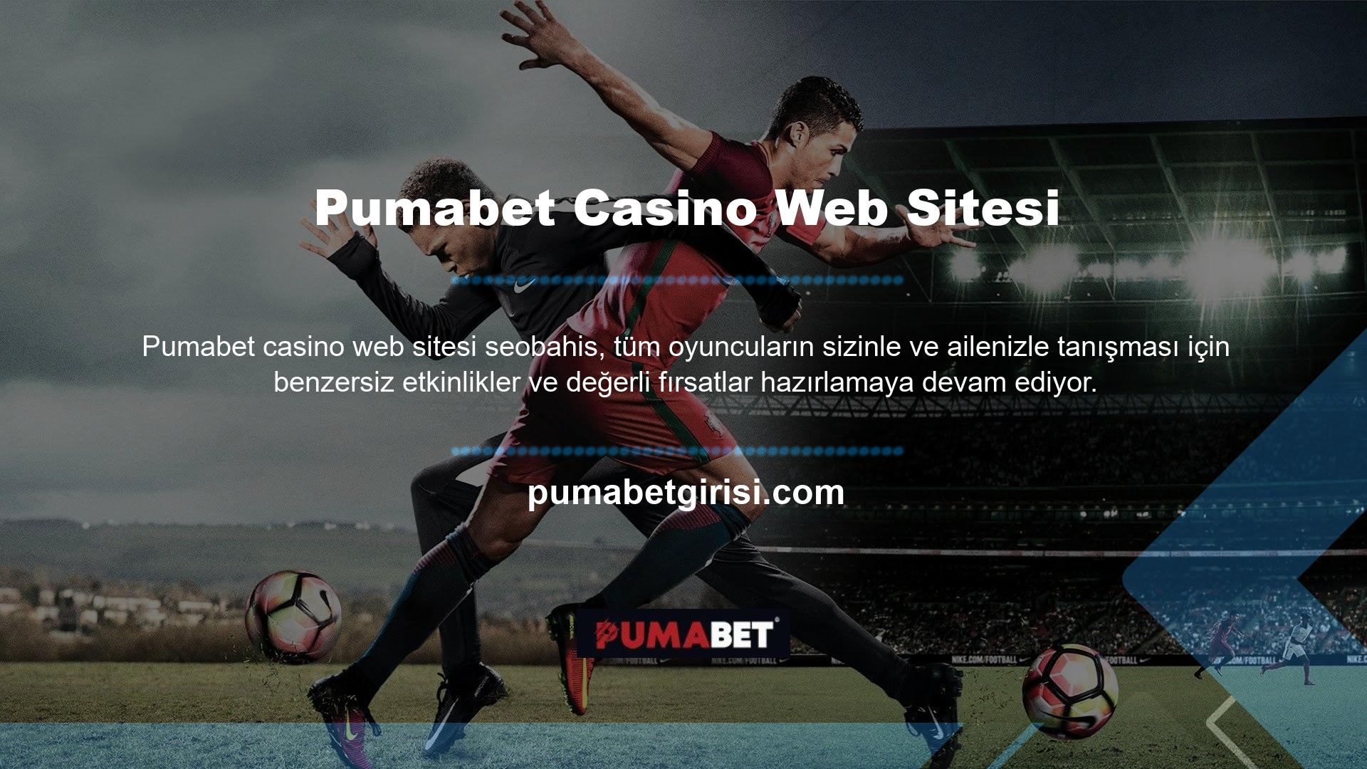Yeni müşteri çekme konusundaki önemi ile tanınan bir site olan Pumabet Casino, sizi Hoş Geldiniz Bonusu ile karşılıyor