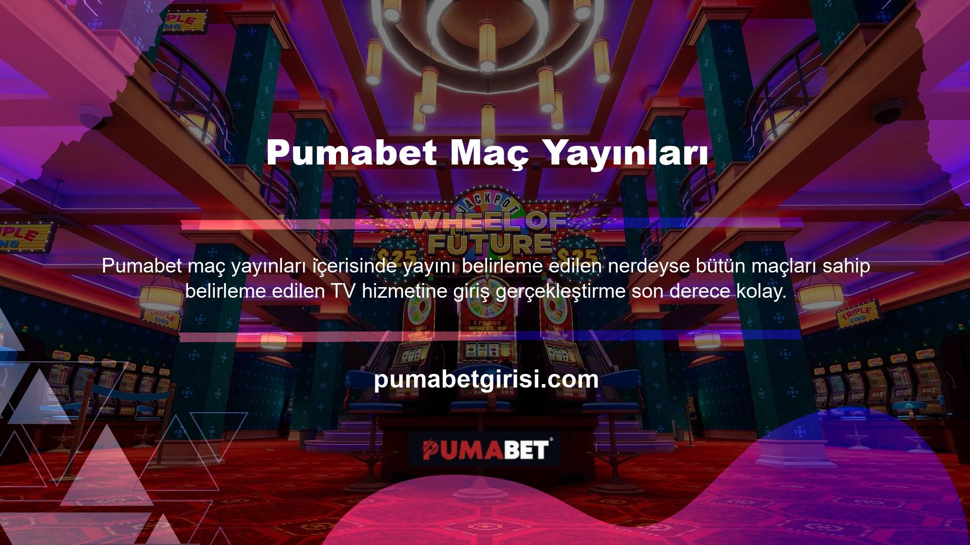 TV hizmetinin giriş adresini isterseniz canlı destek ile etkileşime geçerek isterseniz de Pumabet Twitter hesabının bilgi evresinden kolayca öğrenebilirsiniz